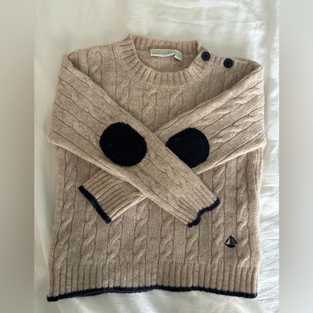 JoJo Maman BeBe wool crew neck Jumper/Sweater 18-24 months New w/out Tags